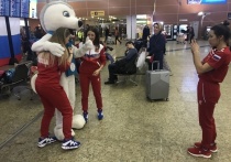 В аэропорту «Шереметьево» прошли торжественные и очень красивые проводы российских спортсменов-студентов в Красноярск — на зимнюю Универсиаду
