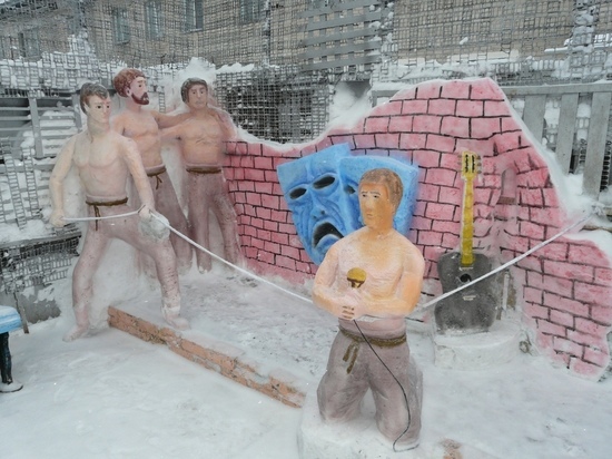 В Карелии определили лучшие снежные скульптуры, сделанные заключёнными