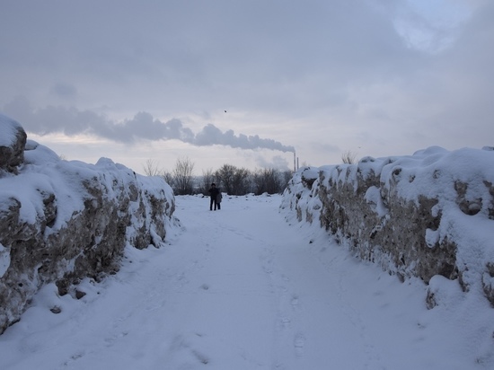 В Ульяновске обнаружили незаконные снежные свалки