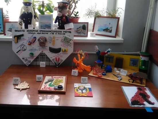 Дети ивановских экспертов-криминалистов подготовили творческие работы для выставки