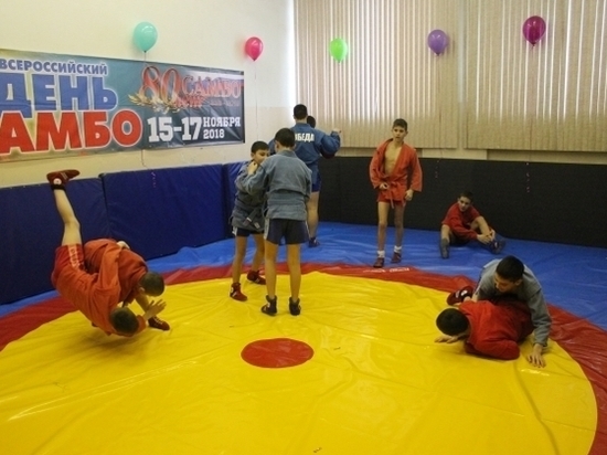 В Волгограде спортшкола №44 получила борцовский ковер