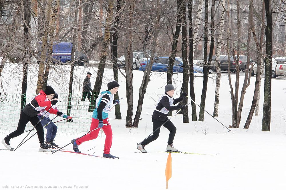 Более 60 рязанцев сдали нормы ГТО по бегу на лыжах