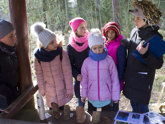 В Национальном парке «Куршская коса» дети соревновались на знание природы