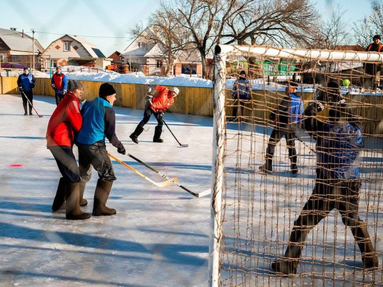 В Тамбовской области разыграли кубок по хоккею в валенках
