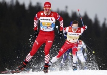 Российские лыжники Александр Большунов, Максим Вылегжанин, Андрей Ларьков и Илья Семиков завоевали четыре первых места в гонке на 50 километров в норвежском Холменколлене