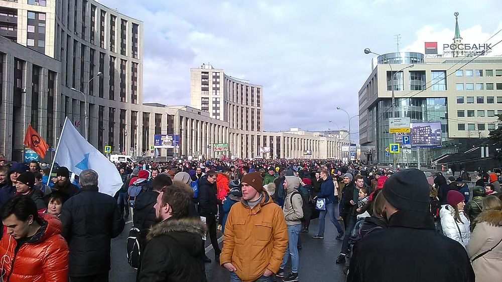 В Москве прошел митинг за свободный Интернет