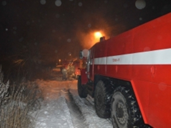 Восемь спасателей тушили котельную в Ивановской области