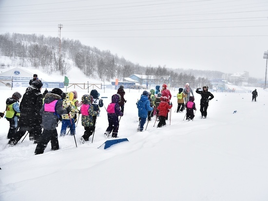 В Мурманске состоялись соревнования по северной ходьбе