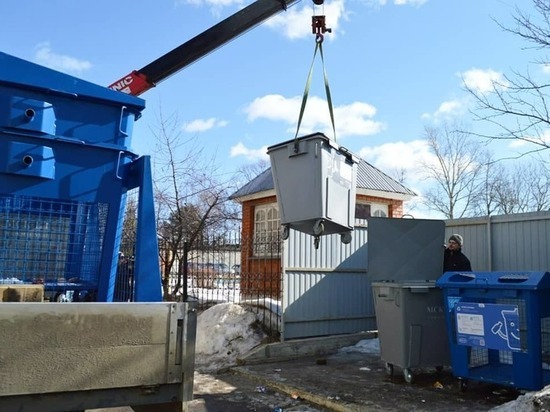До июля в Серпухове установят 200 новых контейнеров для мусора