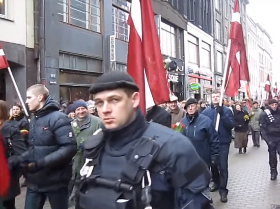МИД РФ отреагировал на марш ветеранов СС в Латвии