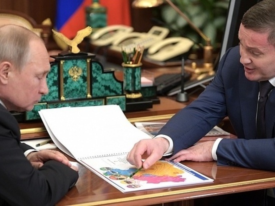 Бочаров представил Путину масштабные проекты развития региона