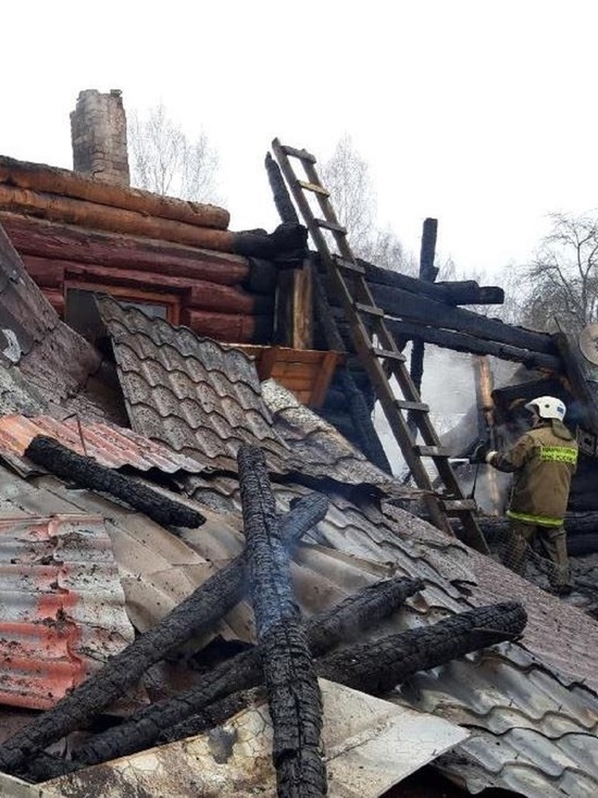 Два пожилых человека погибли на пожаре под Калугой