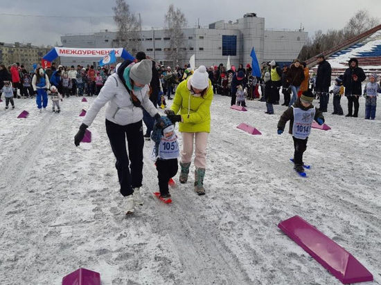 Лыжные гонки "Гулливер" для дошкольников прошли в Кузбассе