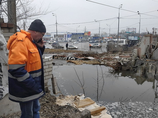 В Воронеже произошла крупная коммунальная авария