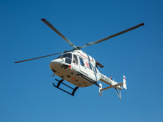 Вертолет санавиации доставил маленького пациента в волгоградскую больницу