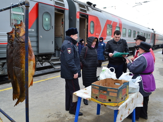 На ж/д вокзалах Мордовии наказали торговцев-нарушителей