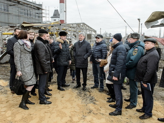 Губернатор Воронежской области выехал на место взрыва котельной