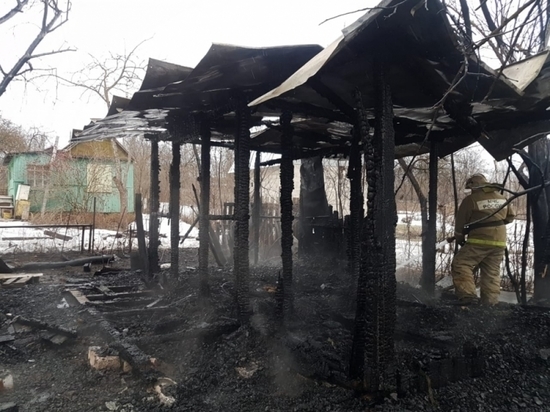 Свыше 10 пожарных ликвидировали огонь в садовом товариществе под Тулой
