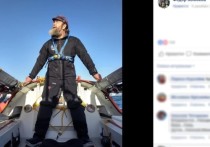 Путешественник Федор Конюхов, пересекающий Тихий океан на весельной лодке, попал в 12-бальный шторм
