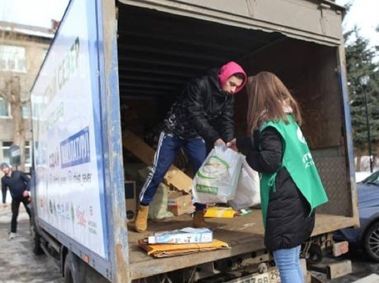 Бумагамобиль собрал в Архангельске почти три тонны макулатуры