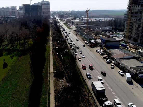 На въезде в Краснодар появится новый бульвар