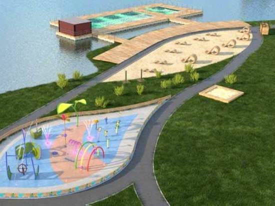 Необычный проект будет реализован в рамках благоустройства местного пляжа