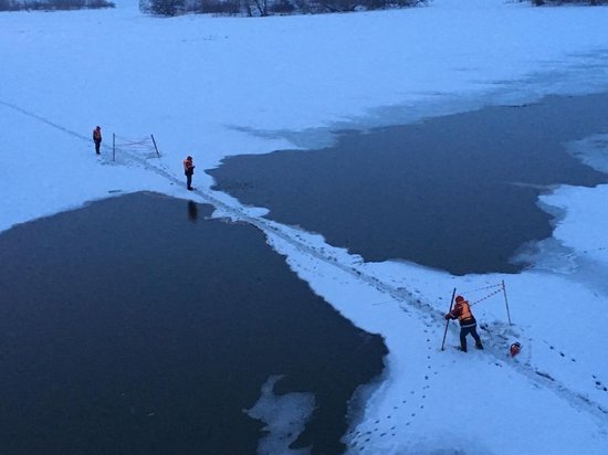 Лед на ульяновских реках стал опасным