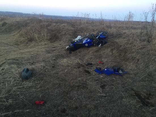 В Орловской области разбился мотоциклист