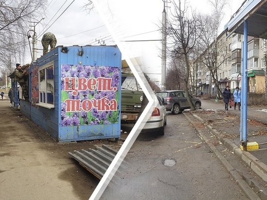 В Смоленске снесли еще несколько незаконно установленных ларьков