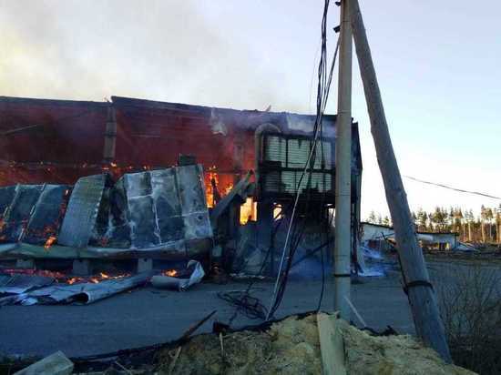 За сутки в Мордовии сгорели два производственных цеха