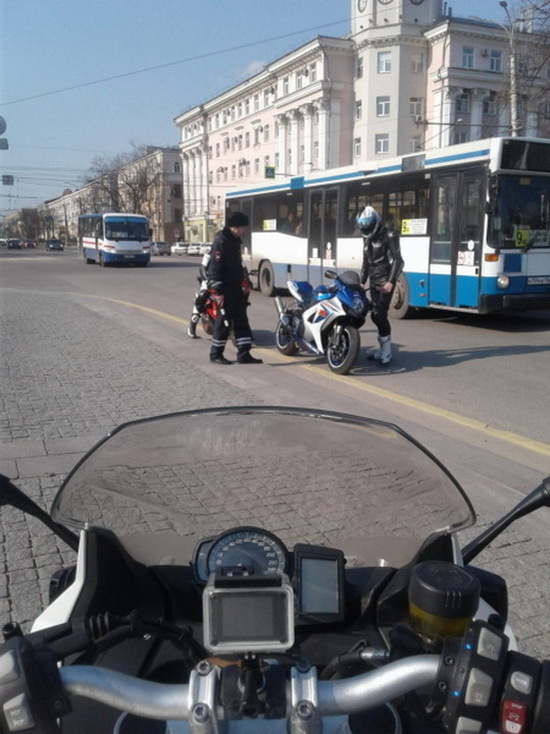 Воронежские гаишники проследят за мотоциклистами