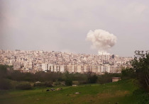 В сети появились фото ракетного удара по позициям боевиков в Сирии, нанесенного 8 апреля