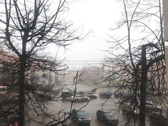 Апрельский туман окутал Тверскую область