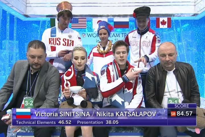 Синицина и Кацалапов установили рекорд в первый день чемпионата мира