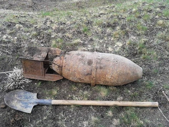 В Воронежской области подорвали 100-килограммовую авиабомбу