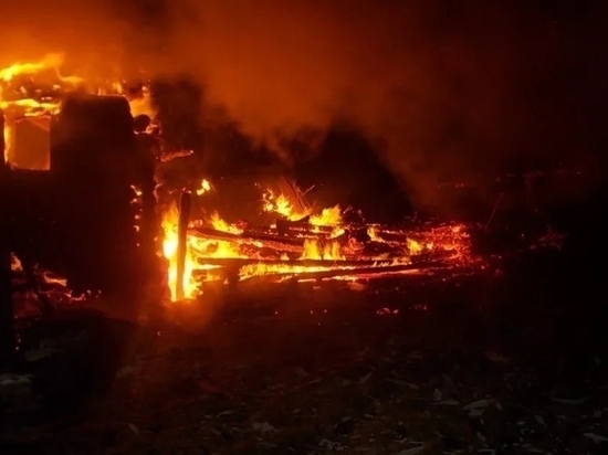 В Тверской области пожар уничтожил четыре дома и три сарая