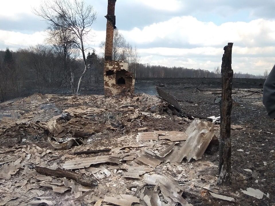 Деревни Чернатка в Смоленской области больше нет из-за горящей травы