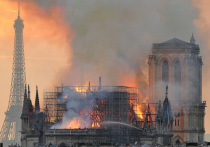 За сутки на восстановление частично сгоревшего Собора Парижской Богоматери удалось собрать около миллиарда евро