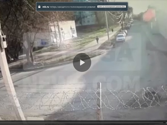Момент тарана Газелью СИЗО в Калуге попал на видео