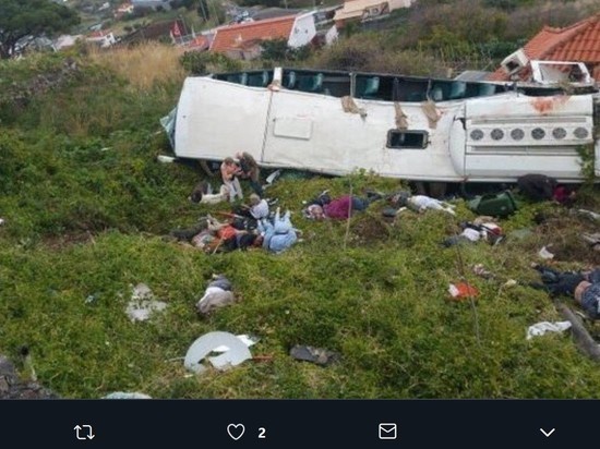 На Мадейре 28 человек погибли в ДТП с туристическим автобусом
