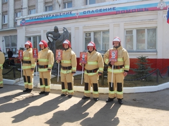 В день Советской пожарной охраны в Иванове прошел «Бессмертный караул»