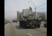 На улицах Киева была замечена военная техника, сообщил в Facebook глава организации наблюдателей в ЦИК Сергей Коптелов