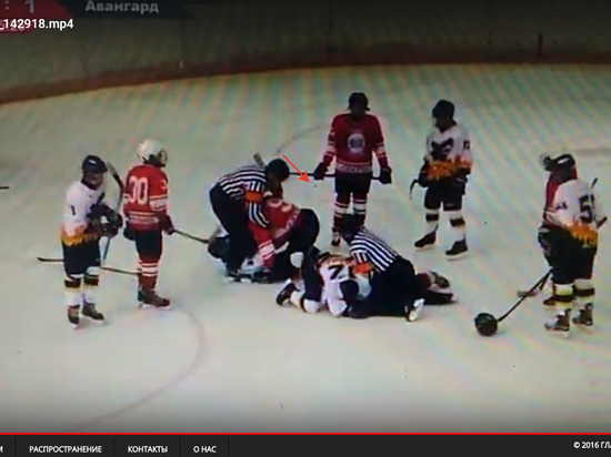 В Смоленске юные хоккеисты подрались на льду прямо во время матча