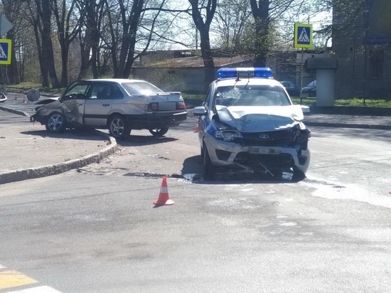 В Багратионовске сотрудники полиции попали в ДТП