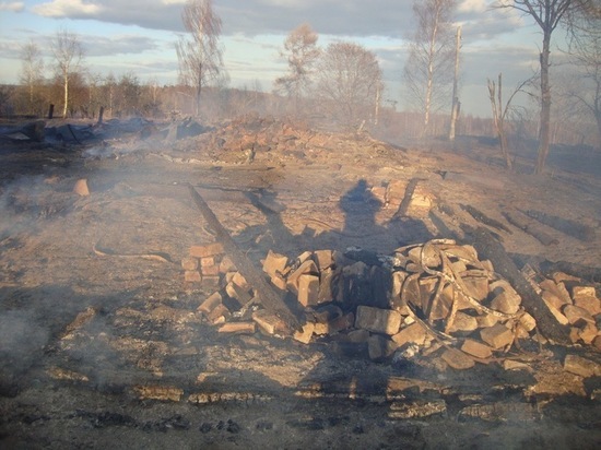 Жилые дома в деревне Тверской области уцелели при крупном пожаре