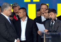 Кандидат в президенты Украины Владимир Зеленский в ходе дебатов на стадионе "Олимпийский" заявил, что ни разу не общался с Владимиром Путиным