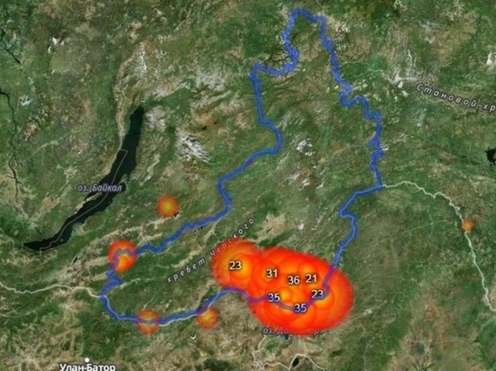 Более 14 тыс га охватили природные пожары в Забайкалье