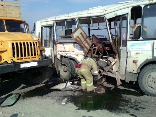 ДТП с пассажирским автобусом произошло в Суворовском районе