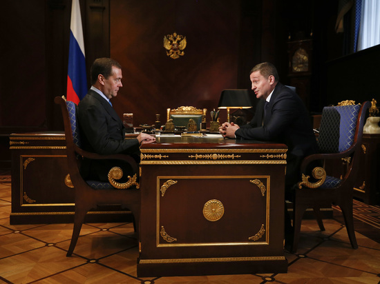 Дмитрий Медведев и Андрей Бочаров обсудили развитие сельского хозяйства в регионе