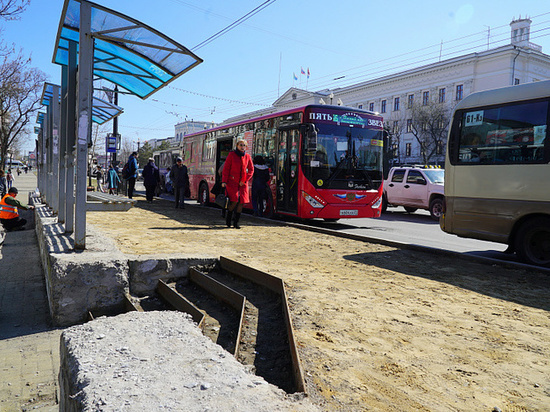 В Хабаровске обновят остановки общественного транспорта